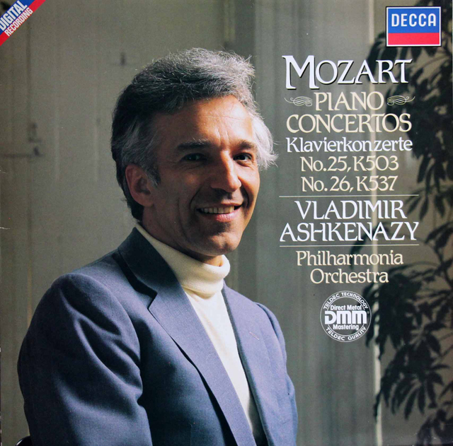 アシュケナージのモーツァルト/ピアノ協奏曲第25&26番「戴冠式」　独DECCA　3802　LP レコード
