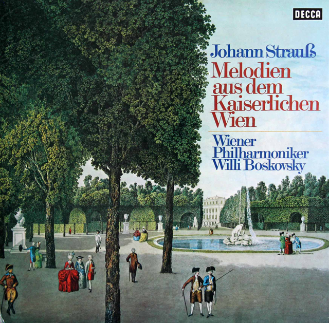 ボスコフスキーのJ.シュトラウスコンサート「皇帝の都ウィーンの旋律」　独DECCA　3802　LP レコード