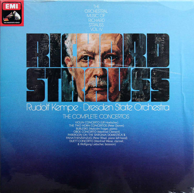 【未開封】　ケンペのR.シュトラウス/協奏曲全集　独EMI　3802　LP レコード