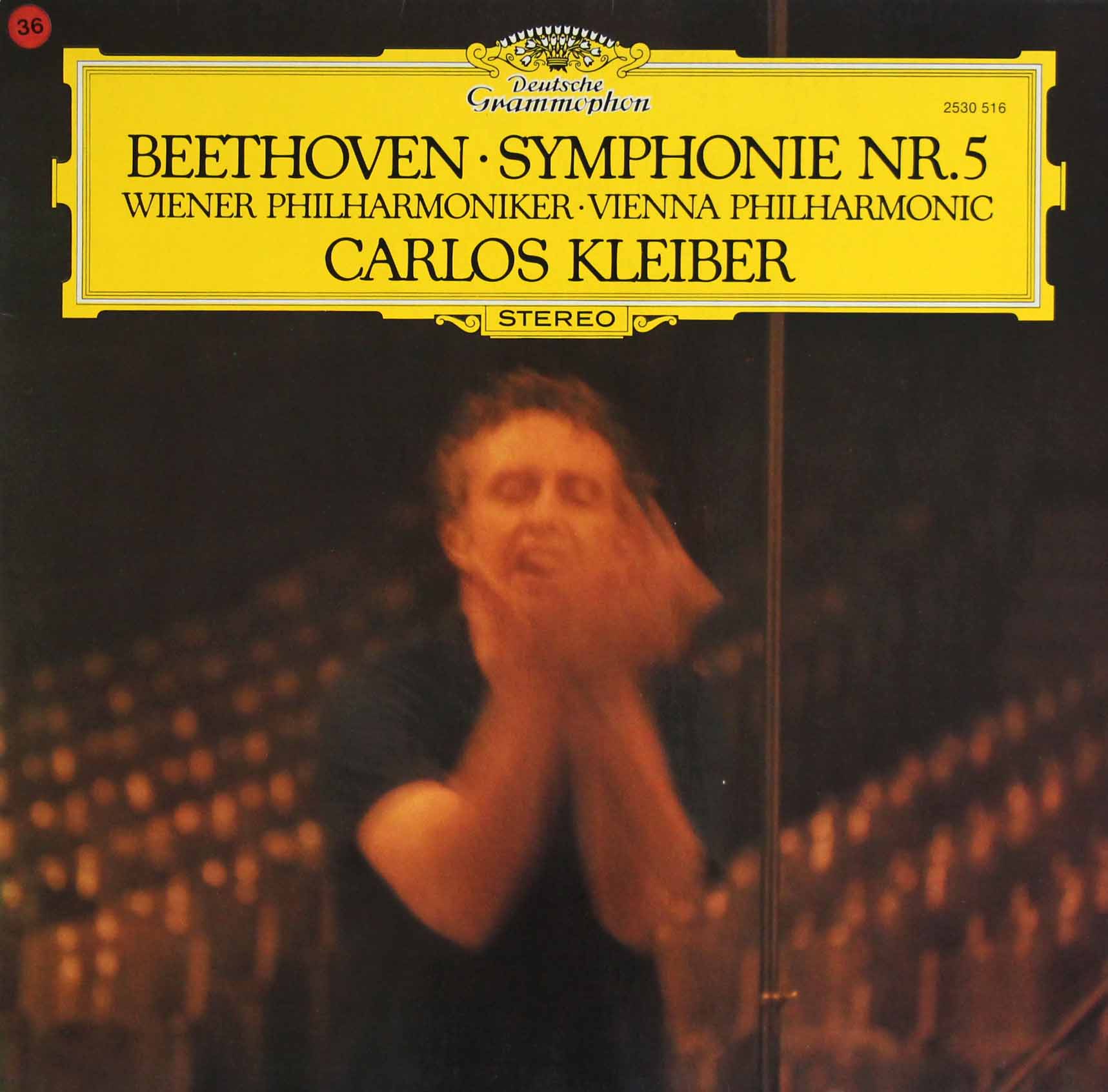 クライバーのベートーヴェン/交響曲第5番「運命」　独DGG　3803　LP レコード