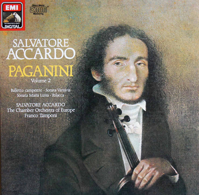 アッカルドのパガニーニ(第2集) 　独EMI　 3803　LP レコード