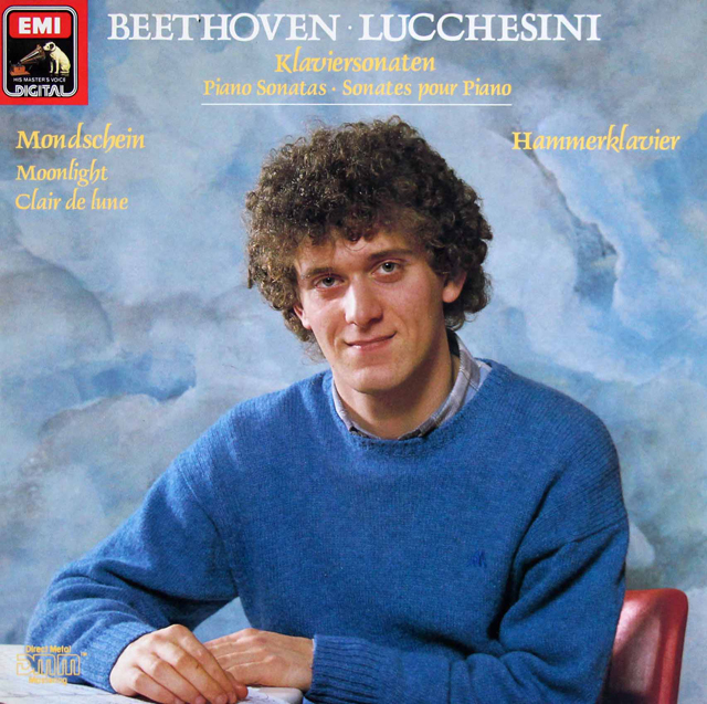 【テストプレス】　ルケシーニのベートーヴェン/「月光」＆「ハンマークラヴィーア」　独EMI　3803　LP レコード