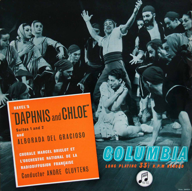 【オリジナル盤】　クリュイタンスのラヴェル/「ダフニスとクロエ」第1、2組曲 ほか　英Columbia　3803　LP レコード