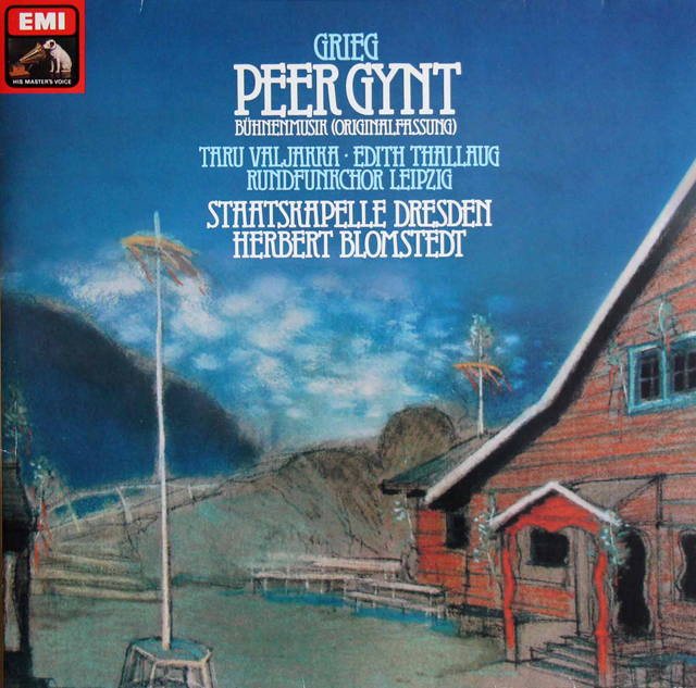 ブロムシュテットのグリーグ/「ペール・ギュント」　独EMI　3803　LP レコード