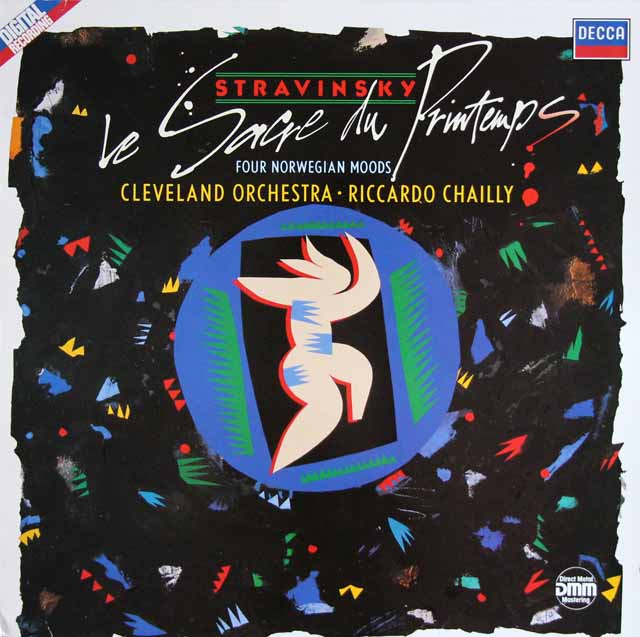 シャイーのストラヴィンスキー/「春の祭典」 ほか　独DECCA　3803　LP レコード