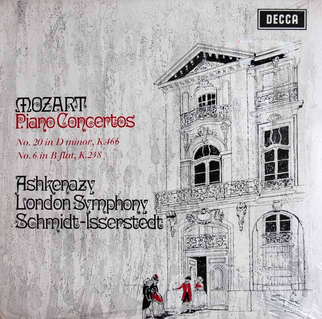 【未開封】　アシュケナージ、イッセルシュテットのモーツァルト/ピアノ協奏曲第20、6番　英DECCA　3803　LP レコード