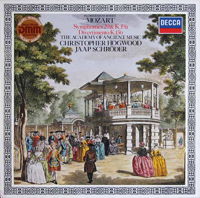 ホグウッドのモーツァルト/交響曲第29番ほか　独DECCA　3803　LP レコード