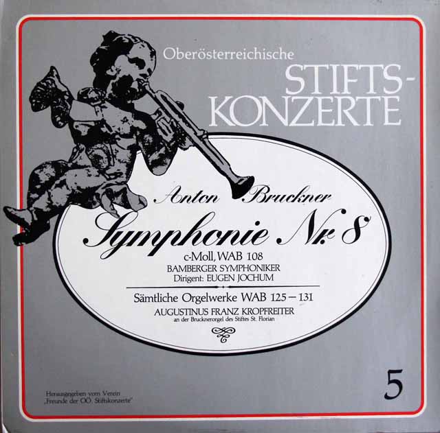 【限定盤】　ヨッフムのブルックナー/交響曲第8番ほか　オーストリアORF　3804　LP レコード