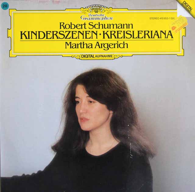 アルゲリッチのシューマン/「子供の情景」、「クライスレリアーナ」　独DGG　3804　LP レコード