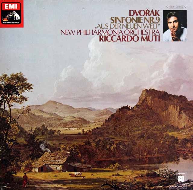 ムーティのドヴォルザーク/交響曲第9番「新世界より」　独EMI　3804　LP レコード