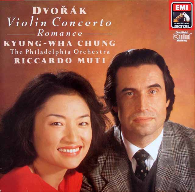 チョン、ムーティのドヴォルザーク/ヴァイオリン協奏曲　独EMI　3804　LP レコード