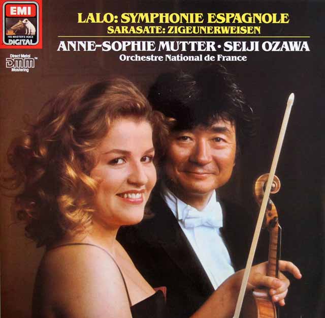 ムター、小澤のラロ/スペイン交響曲ほか　独EMI　3804　LP レコード