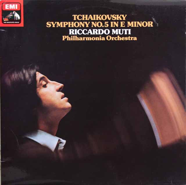 【オリジナル盤】ムーティのチャイコフスキー/交響曲第5番　英EMI　3805　LP レコード