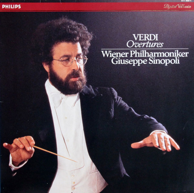 シノーポリのヴェルディ/序曲集　蘭PHILIPS　3806　LP レコード