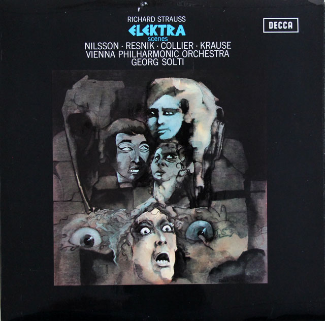 【オリジナル盤】　ショルティのR.シュトラウス/「エレクトラ」抜粋　英DECCA　3806　LP レコード