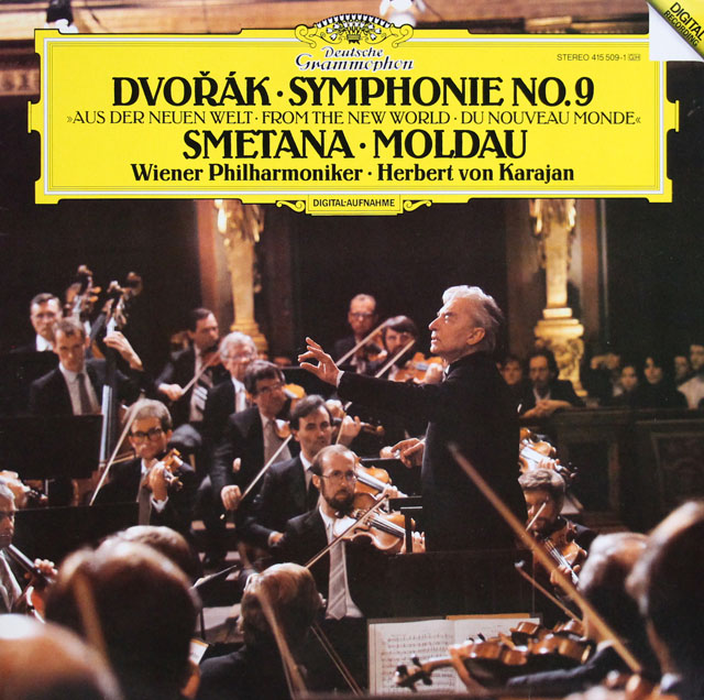 カラヤンのドヴォルザーク/交響曲第9番「新世界より」ほか　独DGG　3806　LP レコード