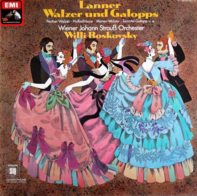 ボスコフスキーのランナー/ワルツとギャロップ　独EMI　3806　LP レコード