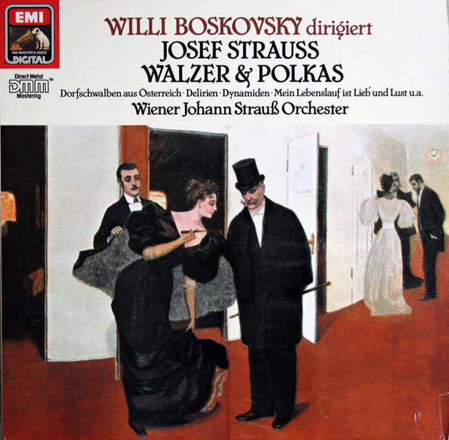 ボスコフスキーのヨーゼフ・シュトラウス/ワルツ、ポルカ集　独EMI　3806　LP レコード