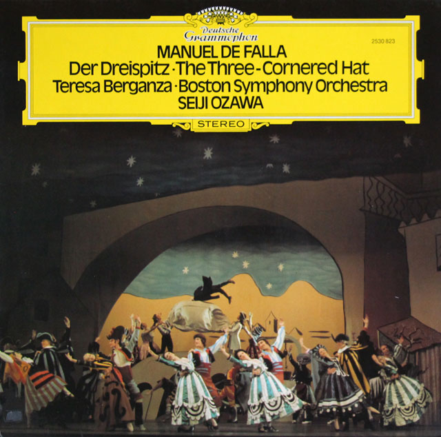 小澤のファリャ/バレエ「三角帽子」　独DGG　3806　LP レコード
