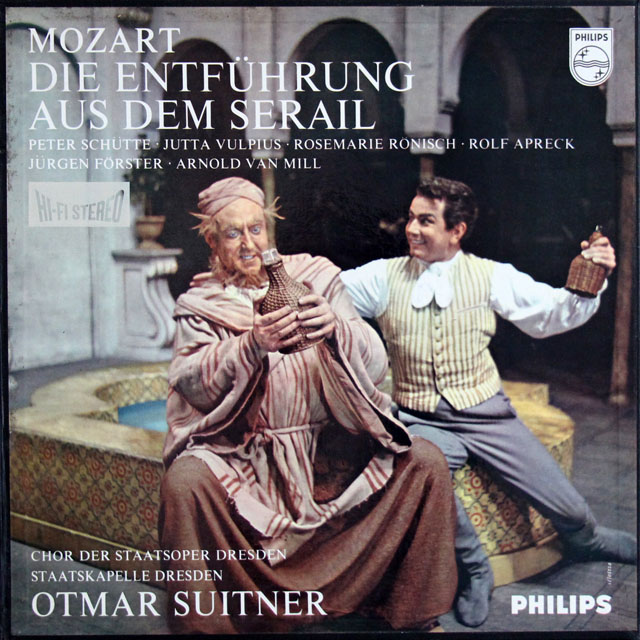 スウィトナーのモーツァルト/「後宮からの誘拐」全曲　蘭PHILIPS　3806　LP レコード