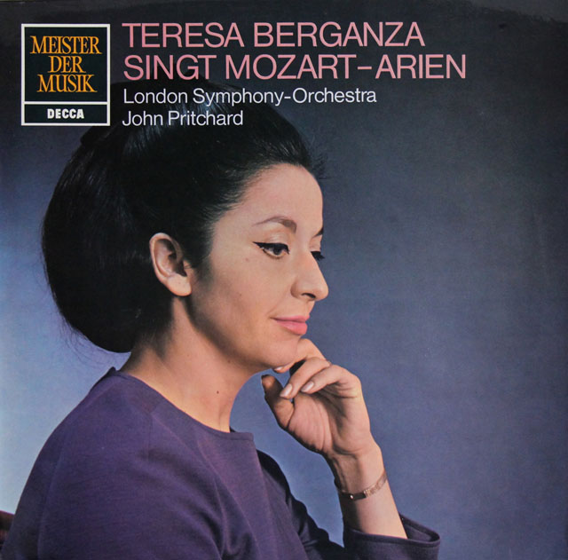 ベルガンサのモーツァルト/アリア集　独DECCA　3807　LP レコード