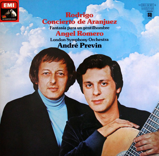 ロメロ、プレヴィンのロドリーゴ/アランフェス協奏曲ほか　独EMI　3807　LP レコード