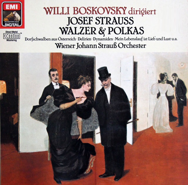 ボスコフスキーのJ.シュトラウス/ワルツ、ポルカ集　独EMI　3807　LP レコード