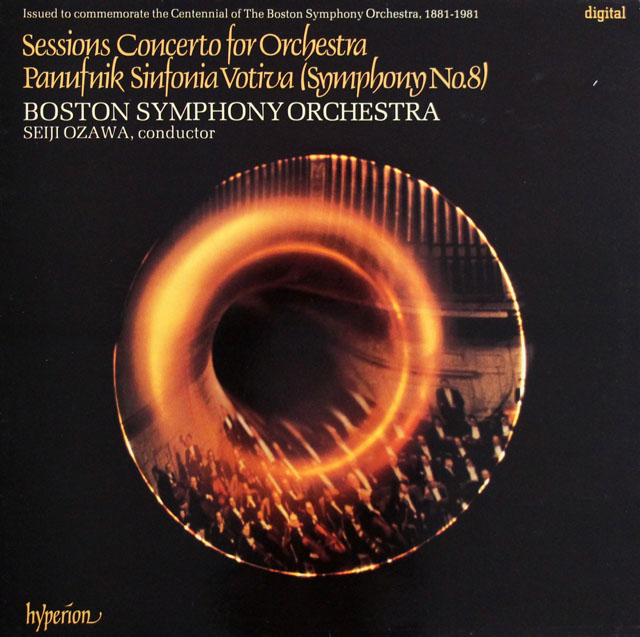 小澤のパヌフニク/シンフォニア・ヴォティヴァ　独hyperion　3807　LP レコード