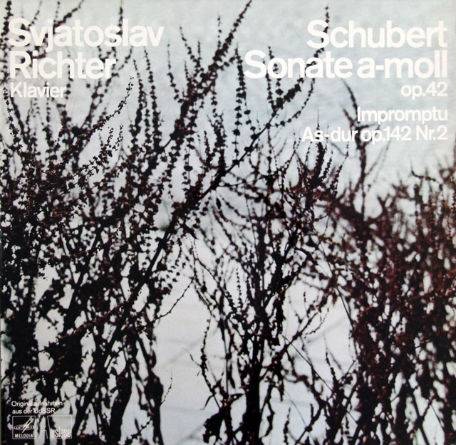 リヒテルのシューベルト/ピアノソナタ第16番ほか　独Auslese　3807　LP レコード