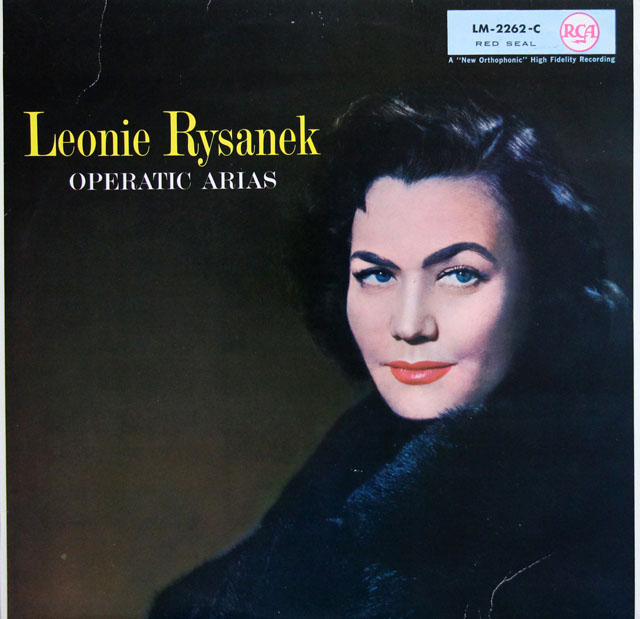 リザネクのイタリア・オペラ・アリア集　独RCA　3807　LP レコード
