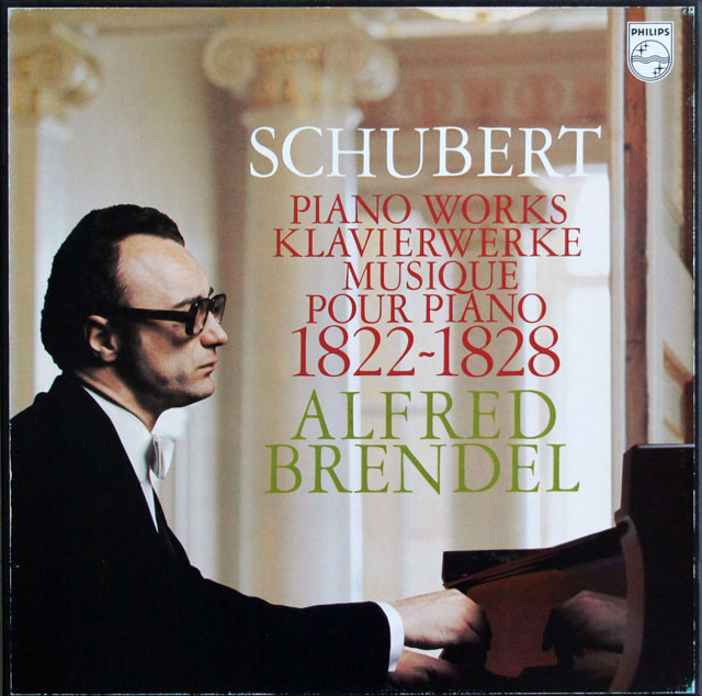 ブレンデルのシューベルト/ピアノ作品集 1822-1828　蘭PHILIPS　3807　LP レコード