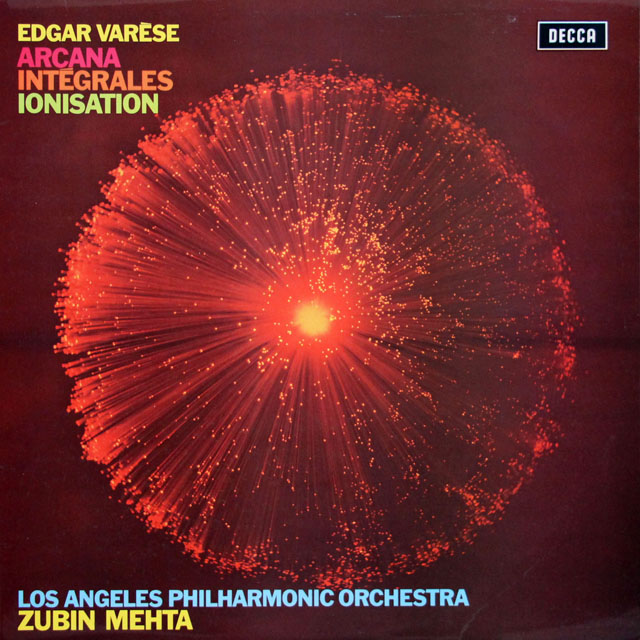 【オリジナル盤】　メータのヴァレーズ/「アルカナ」ほか　英DECCA　3807　LP レコード