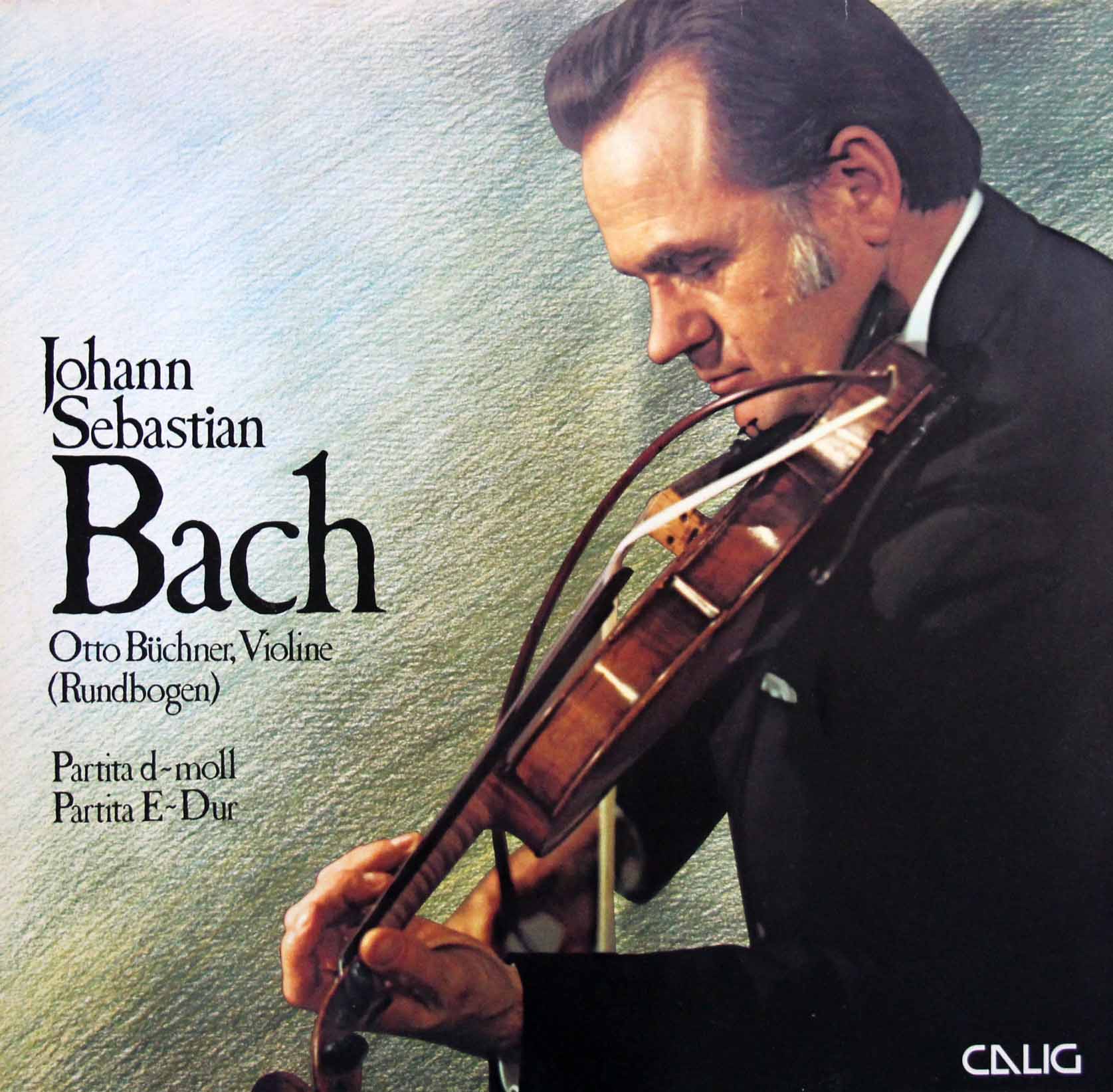 ブフナーのバッハ/無伴奏ヴァイオリンのためのパルティータ第2、3番　独CALIG　3808　LP レコード