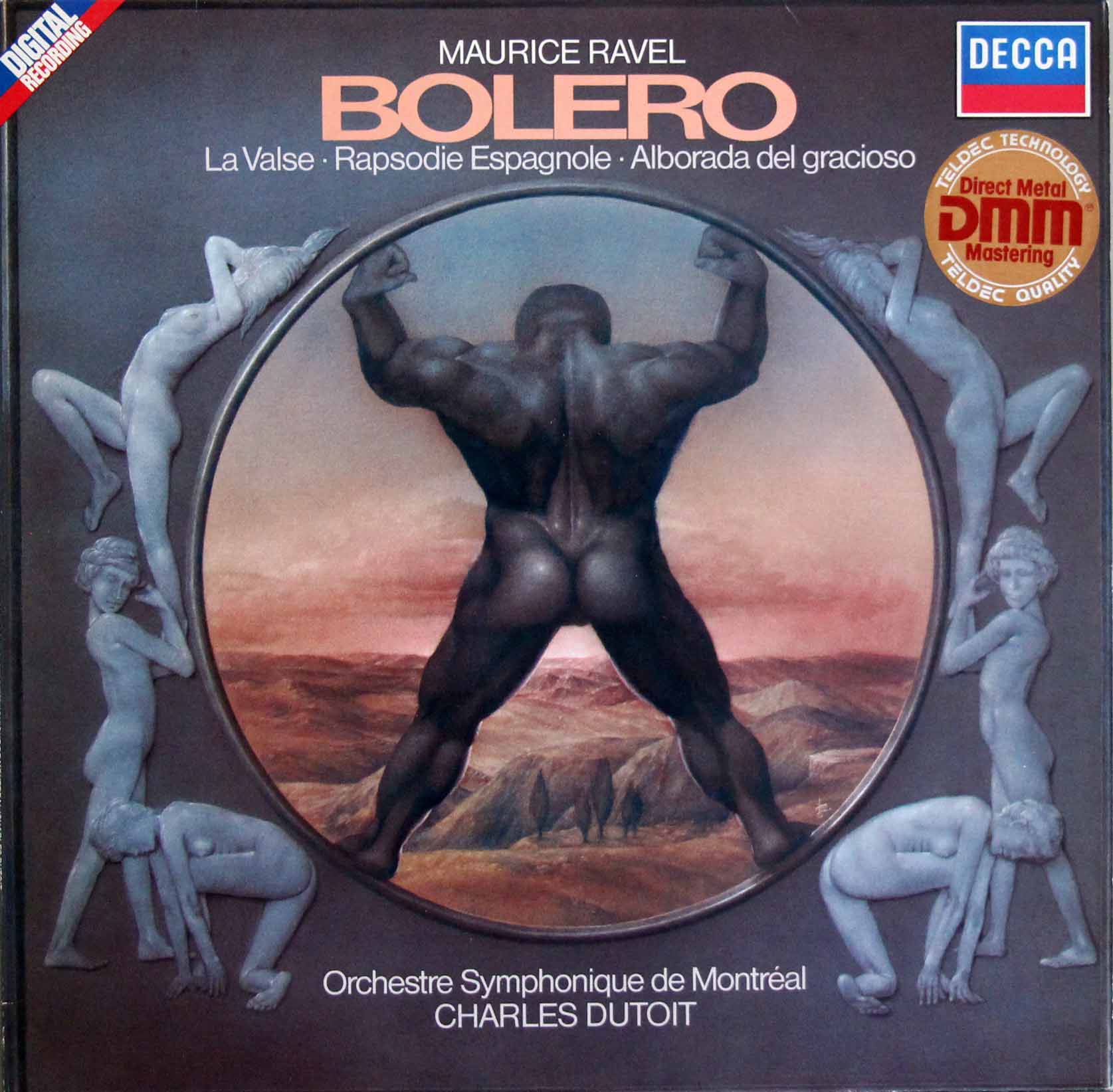 デュトワのラヴェル/「ボレロ」ほか　 独DECCA　3808　LP レコード