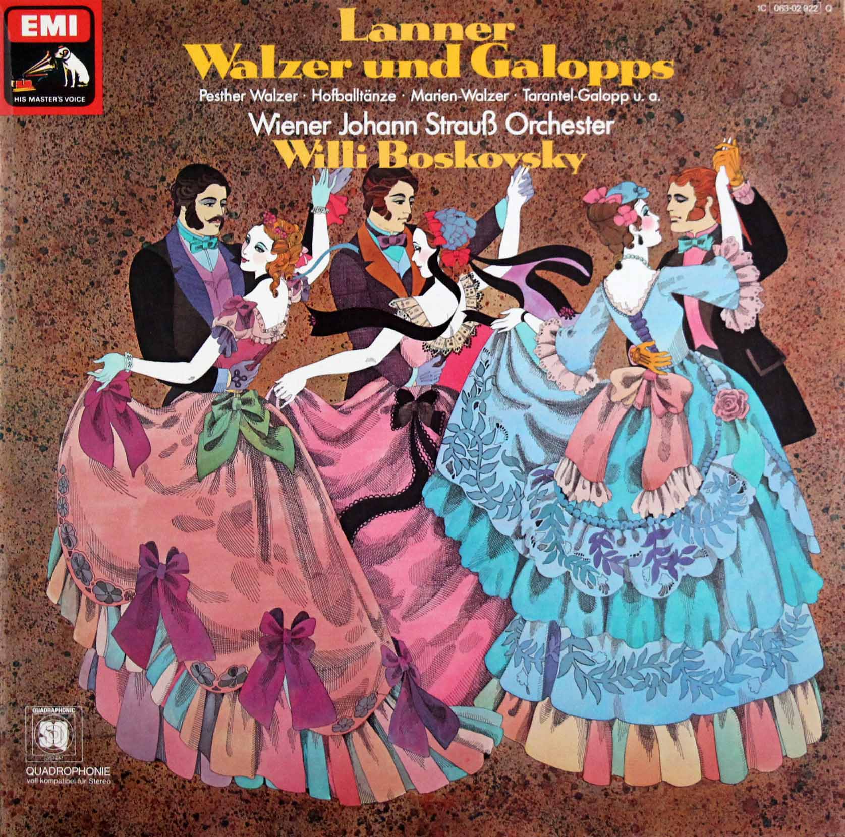 ボスコフスキーのランナー/ワルツとギャロップ　独EMI　3808　LP レコード