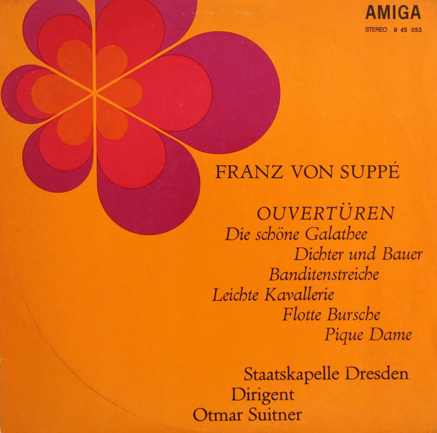 スウィトナーのスッペ/序曲集　独AMIGA　3808　LP レコード