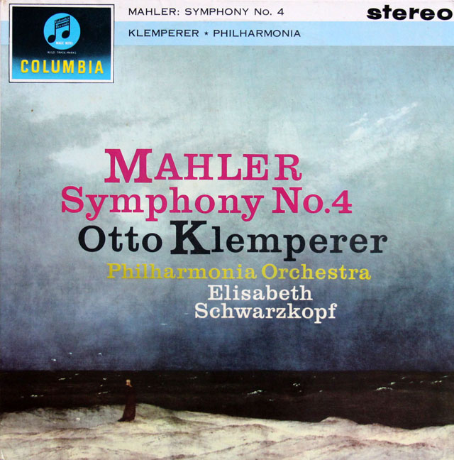【オリジナル盤】　シュヴァルツコップ&クレンペラーのマーラー/交響曲第4番　英Columbia　3808　LP レコード
