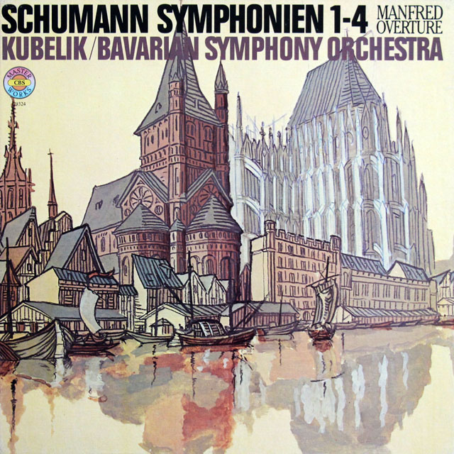 クーベリックのシューマン/交響曲全集　独CBS　3808　LP レコード