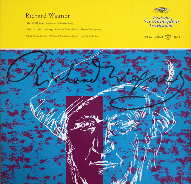 ヴァルナイ＆ヴィントガッセンのワーグナー/「ワルキューレ」、「神々の黄昏」より　独DGG 　3809　LP レコード