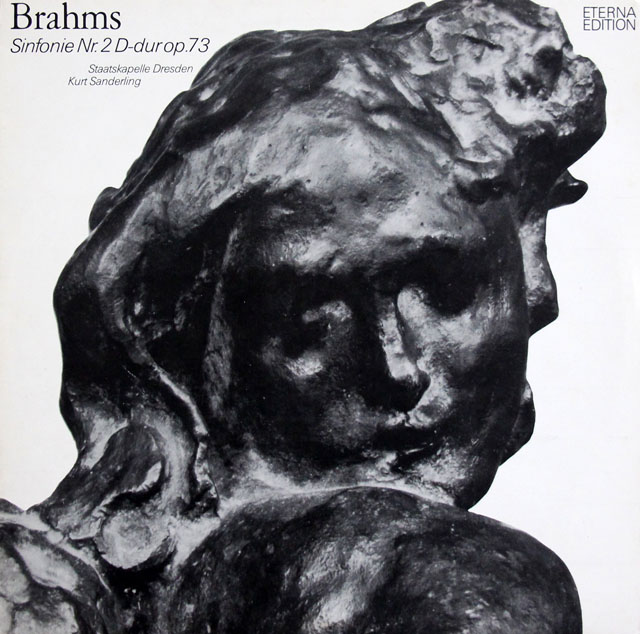 ザンデルリンクのブラームス/交響曲第2番　独ETERNA　3809　LP レコード