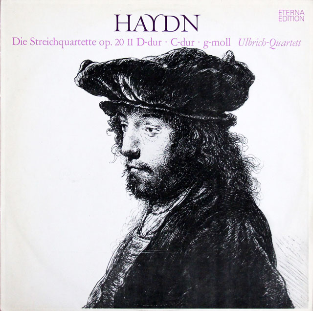 ウルブリヒ四重奏団のハイドン/弦楽四重奏曲第32番、33番 & 34番　独ETERNA　3809　LP レコード