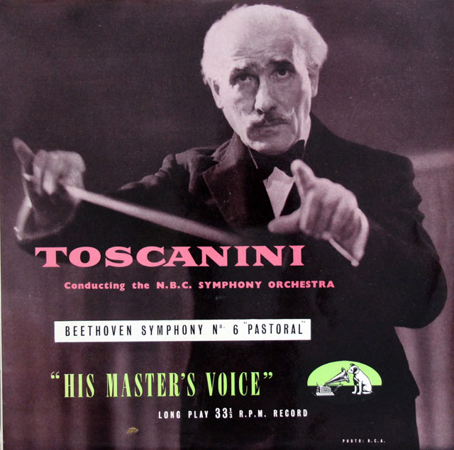 【オリジナル盤】　トスカニーニのベートーヴェン/交響曲第6番「田園」　英EMI　3809　LP レコード