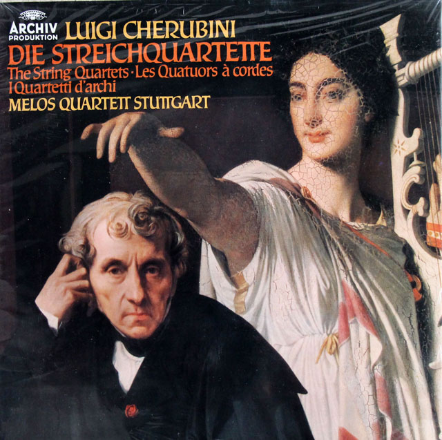 【未開封】　メロス四重奏団のケルビーニ/弦楽四重奏曲全集　独ARCHIV　3809　LP レコード