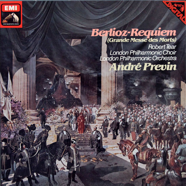 プレヴィンのベルリオーズ/レクイエム　独EMI　3809　LP レコード
