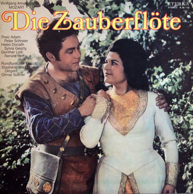 スウィトナーのモーツァルト/「魔笛」抜粋　 独ETERNA　3810　LP レコード