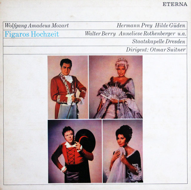 スウィトナーのモーツァルト/「フィガロの結婚」抜粋　独ETERNA　3810　LP レコード