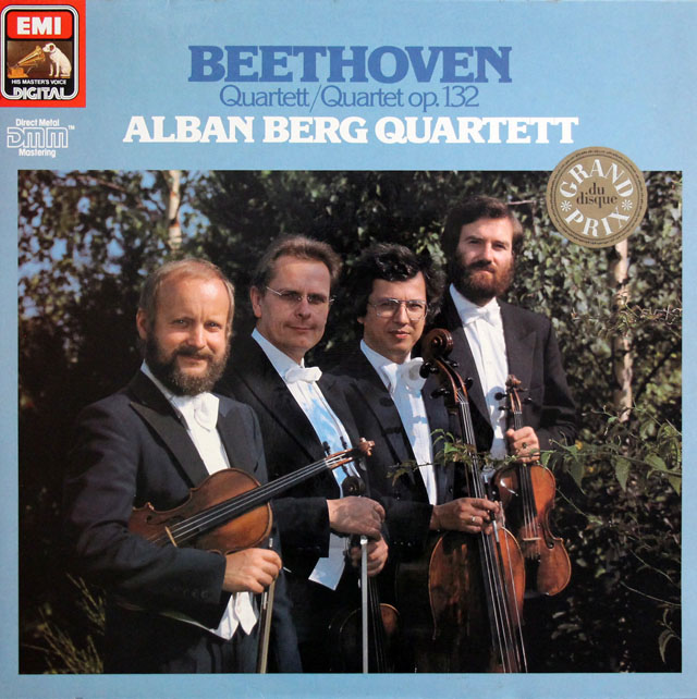 アルバン・ベルク四重奏団のベートーヴェン/弦楽四重奏曲第15番 　独EMI　3810　LP レコード