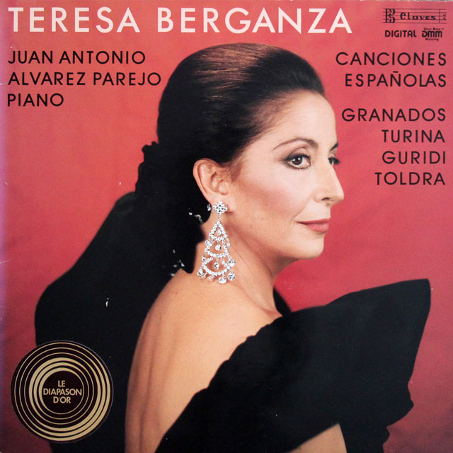 ベルガンサのスペイン歌曲集　スイスClaves　3810　LP レコード