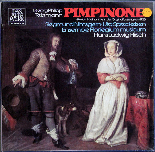 【未開封】　ニムスゲルン、ヒルシュのテレマン/「ピンピノーネ、または孤独な相続人」全曲　 独TELEFUNKEN　3810　LP レコード