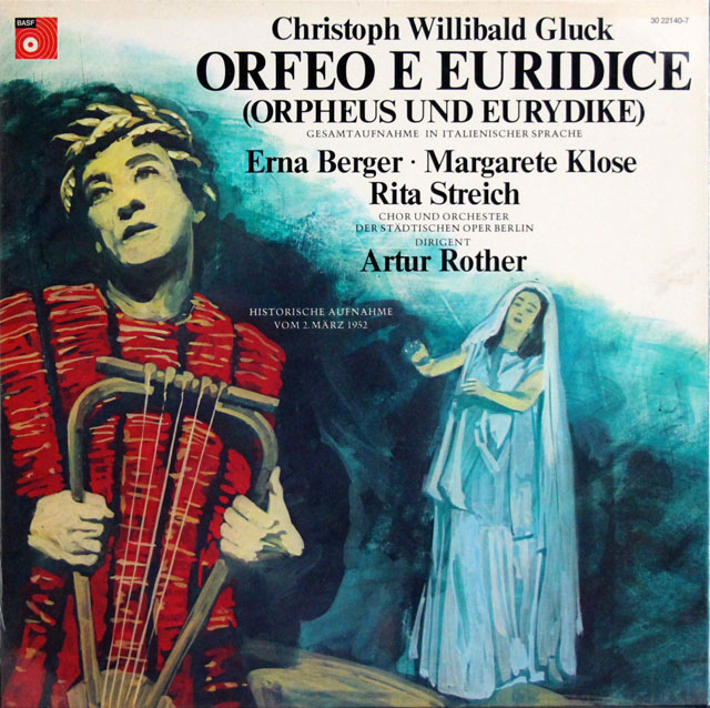 【未開封】　シュトライヒ、ローターらのグルック/「オルフェオとエウリディーチェ」全曲　 独BASF　3810　LP レコード